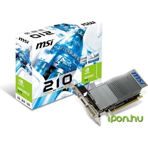 MSI GeForce 210 LP 1GB GDDR3 64bit (N210-TC1GD3H/LP) Видео карти
