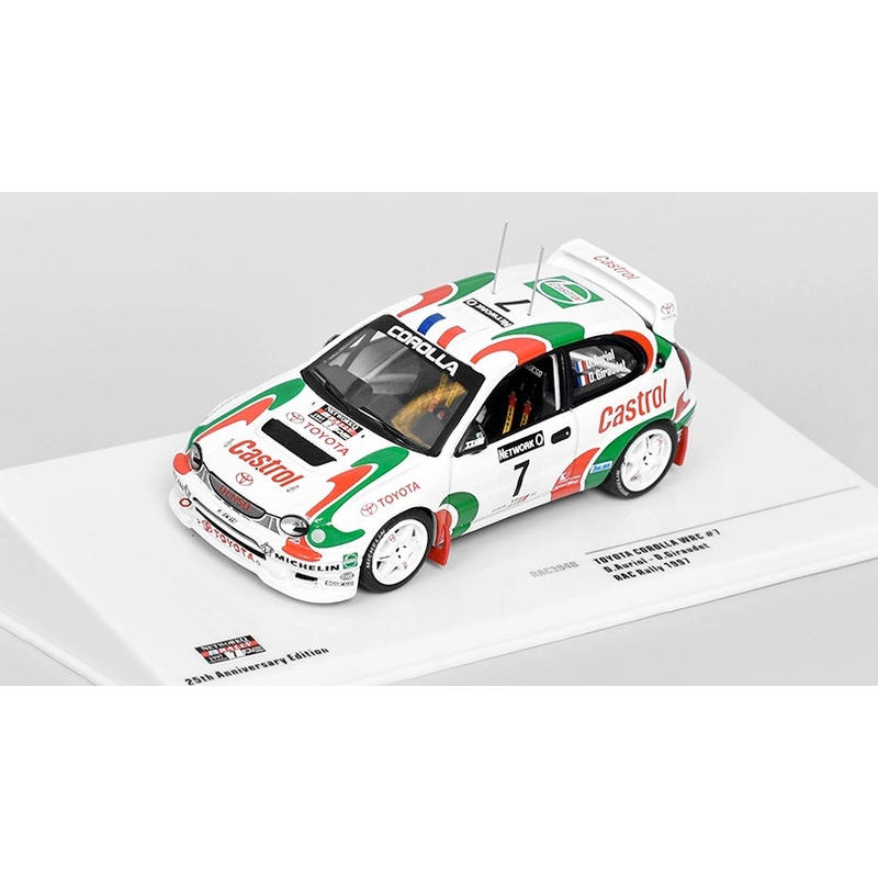 Miniature IXO 1/43 Toyota Corolla WRC N°22, Rallye Finlande 2000, Tuohino/Anttila, Neuve