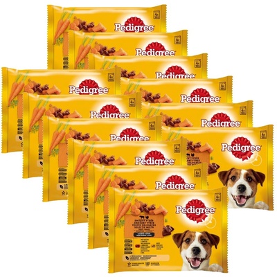 PEDIGREE микс пакетчета в сос 12 x (4 x 100 г)