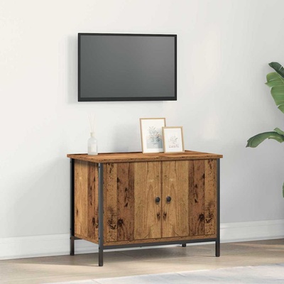 vidaXL ТВ шкаф Старо дърво 60 x 35 x 45 см Инженерно дърво (873889)