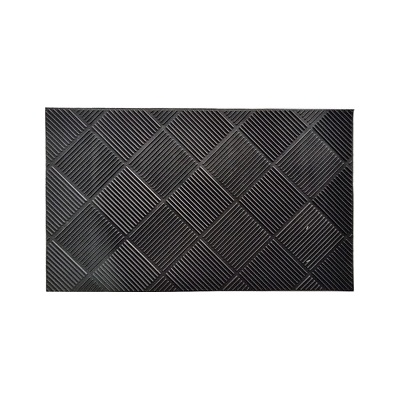 rohož guma 45x75cm KOSOČTVERCE, ČER – Hledejceny.cz
