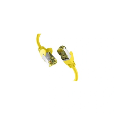EFB-Elektronik CAT6a GELB 0, 25m Patchkabel S/FTP PIMF (EC020200061) (EC020200061)