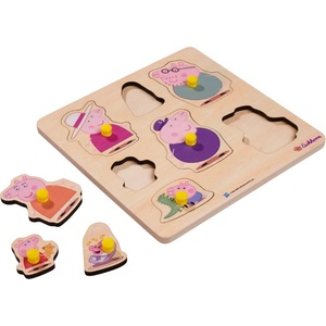 Eichhorn Дървен пъзел с дръжки Eichhorn - Peppa Pig, 8 части (109265712) - baby