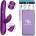 INTOYOU App Series Sendel Up&Down Beads Ring & Pulsation App Vibrator Purple