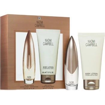Naomi Campbell For Women Gift Set - EDT 15 ml + Body Lotion 50 ml за жени