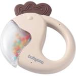 Babyono Бебешка дрънкалка Babyono - Папагал, бежова (5901435415924)