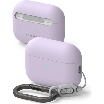 Ringke Силиконов калъф за слушалки Apple AirPods Pro 3 от Ringke Silicone - Light Purple (8800293859437)