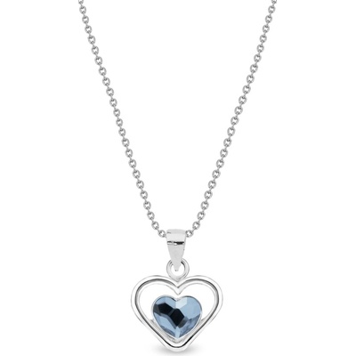 Spark modrý se Swarovski elements sweetheart sweetheart NM28086DB Denim blue
