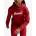PUMA Essentials+ Script Metallic Hoodie Red