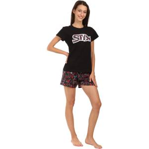 Styx Дамска пижама Styx Jáchym Styx | Cheren Cherven Mnogotsveten | ЖЕНИ | L