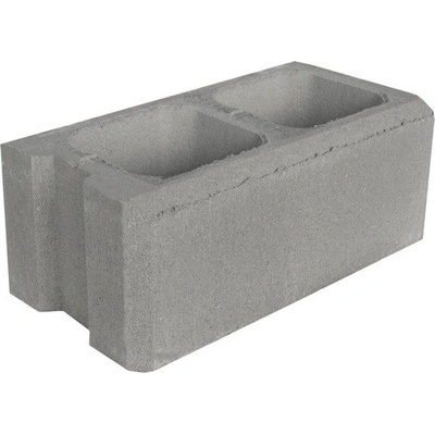 Plotová tvárnica Simple Block ukončovacia celá prírodná 40x20x15 cm