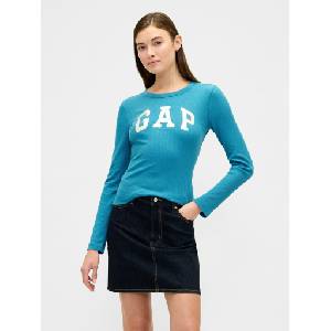 GAP Тениска с гофрирана шарка GAP GAP | Sin | ЖЕНИ | XXS - zoot - 47,64 лв