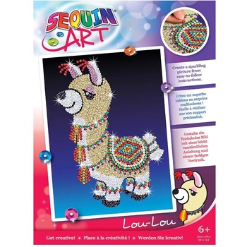 Image 1 of Sequin Art - Изкуство с пайети, Лама