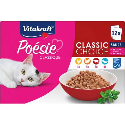 Vitakraft Poésie Classic Sauce míchané balení 12 x 85 g