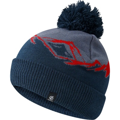 Dětská čepice Dare 2b Fernie Bobble Hat Dětská modrá/červená