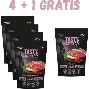 Tasty Dog Life Tasty Dogs Life Телешко в желе 500 г 4+1 БЕЗПЛАТНО! !