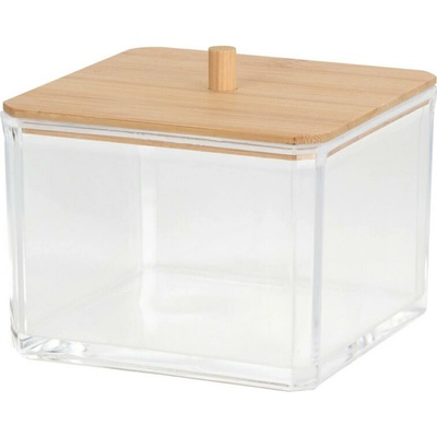 Bathroom Solutions Kúpeľňová nádoba Elegan číra s drevenými prvkami