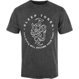ROCK OFF Мъжка тениска Sleep Token - Tomb Text Ring - ROCK OFF - SLTKSTNW05MC