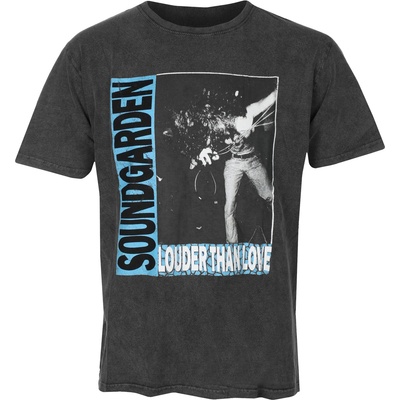 ROCK OFF Мъжка тениска Soundgarden - Louder Than Love Stone Wash - ROCK OFF - SGSNTW12MC