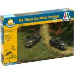 Italeri Бърз монтаж военен 7510 - m3 75мм ПОЛУВЕРИЖЕН (1: 72)