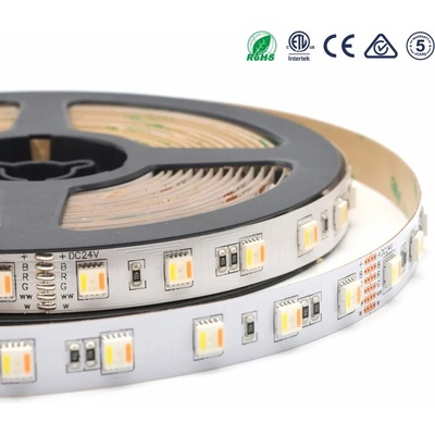 SOLI LIGHTING SL-F5050L60 : : RGB LED лента, 5.0 м, 5050RGB + 5050w, 60 LEDs-м, 12 мм ширина, PCB, 5а