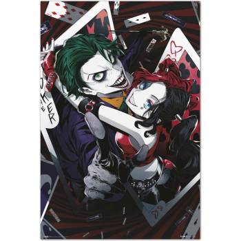 NNM постер dc КОМИКСИ - harley quinn - y joker anime - gpe5595