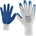 Бултекс Ръкавици от еласт. полиестер топени в латекс 233105-В n10 Card topgrip eco-blue