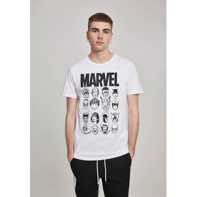 MERCHCODE Мъжка тениска Merchcode Marvel в бял цвятUB-MC312-00220 - Бял, размер XS