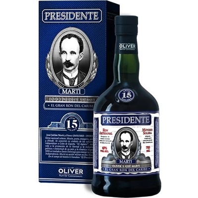 Presidente Marti 15y 40% 0,7 l (karton)