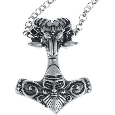 Leather & steel fashion Колие с висулка Thor - LSF4 60