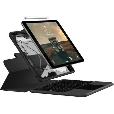 Urban Armor Gear Klávesnice iPad 10.2 2021 2020 2019 - UAG Rugged Keyboard with Trackpad CZ 124012114031