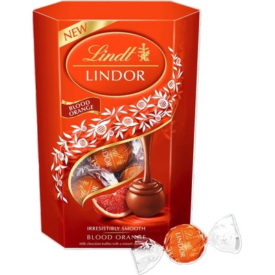 Lindor Lindt Lindor Червен портокал Портокалови пралини 200 г