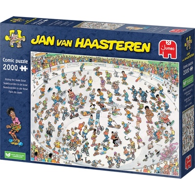 Jumbo Jan van Haasteren Jazda na skateboarde 2000 dielov