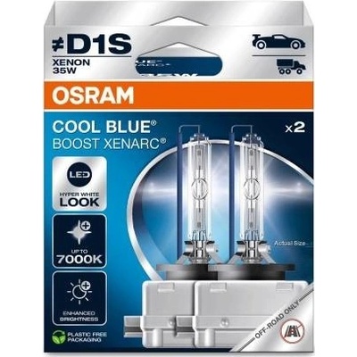 Osram Xenarc Cool Blue Boost D1S xenon 2ks/balenie - 1 rok záruka OSRAM 66140CBB-HCB