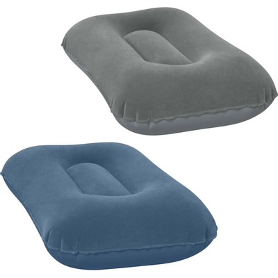 Bestway Velurový nafukovací polštář 67121 šedý 42x26