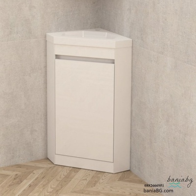 Inter Ceramic Долен стоящ pvc шкаф за баня icp 4040 new