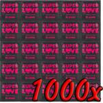 SuperLove Premium Latex Condoms Classic 1000 pack