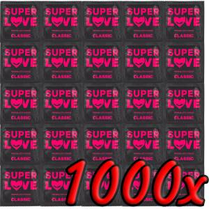 SuperLove Premium Latex Condoms Classic 1000 pack