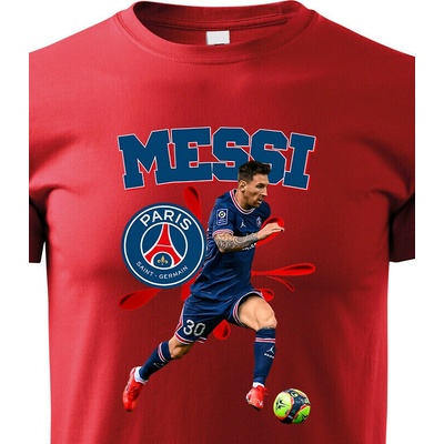 Dětské tričko Lionel Messi ČervenáCanvas Dětské tričko Bezvatriko.cz 2378