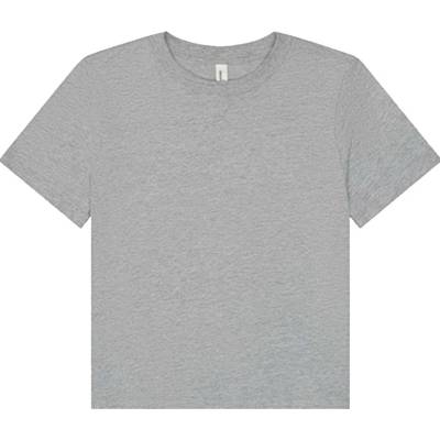 Heavy Boxy Tee světle šedý melír