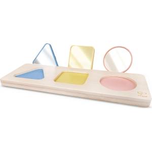 Hape Образователна сензорна играчка Hape - Монтесори, Огледални форми (H0072)