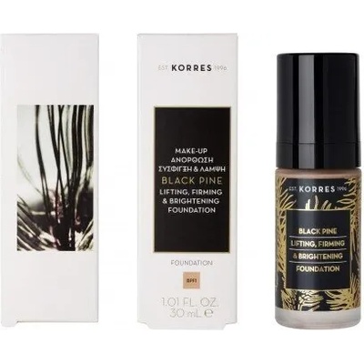 KORRES Фон дьо тен Черен бор с лифтинг и озаряващ ефект светъл цвят, Korres Black Pine Lifting, Firming, Brightening Foundation BPF1 30ml