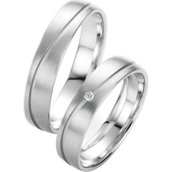 SP-10070 Snubní prsteny s diamantem