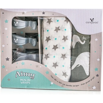 Cangaroo Комплект муселинови пелени Aimy