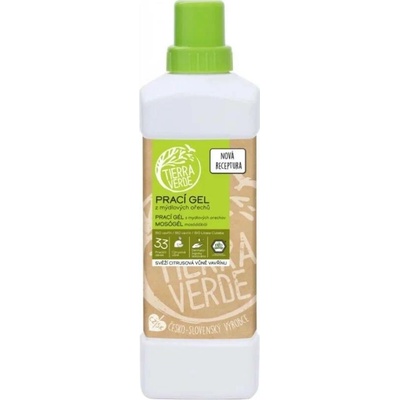 Tierra Verde Prací gel z mydlových ořechů na citlivou pokožku 1 l