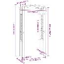 Image 1 of vidaXL 318560 1,1x0,6x2,1 m