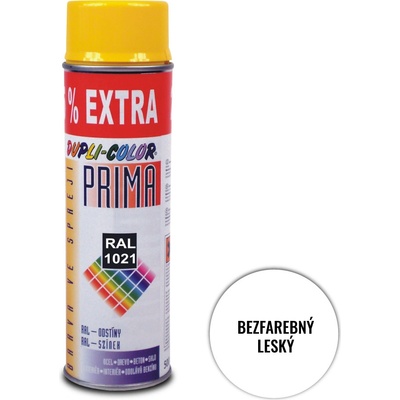 Sprej Prima RAL PR0001 bezfarebný prekrývací lak lesklý 500ml