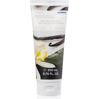 Korres Mediterranean Vanilla Blossom hydratační tělové mléko s mandlovým olejem 200 ml