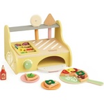 Classic World Дървен комплект Classic World - Фурна за пици с аксесоари (CW50590) - baby