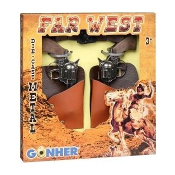 GONHER Cowboy revolver set, metal GONHER 147/0